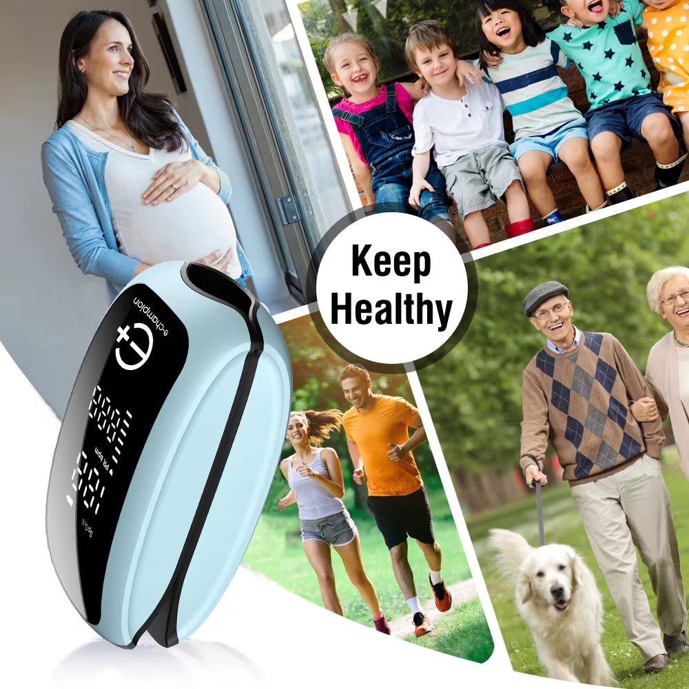 Rechargeable Oximeter Infrared Fever Thermometer Digital LCD Infant Adult Non-Contact Laser Body Temperature Ear Thermometer